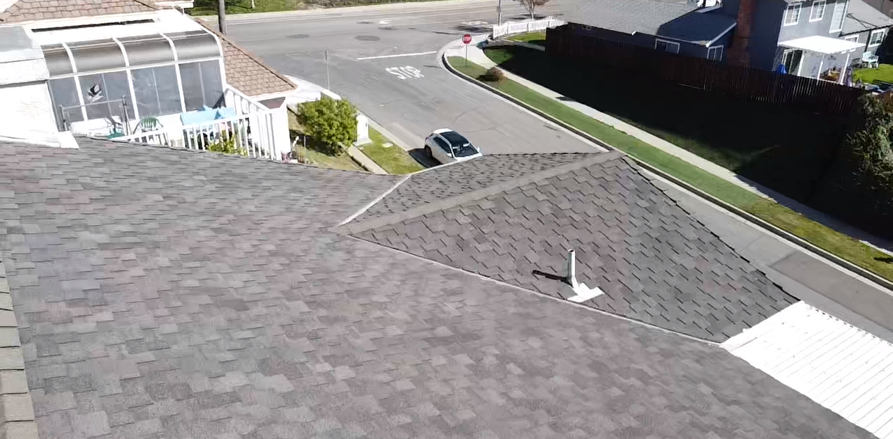 Asphalt shingle roof